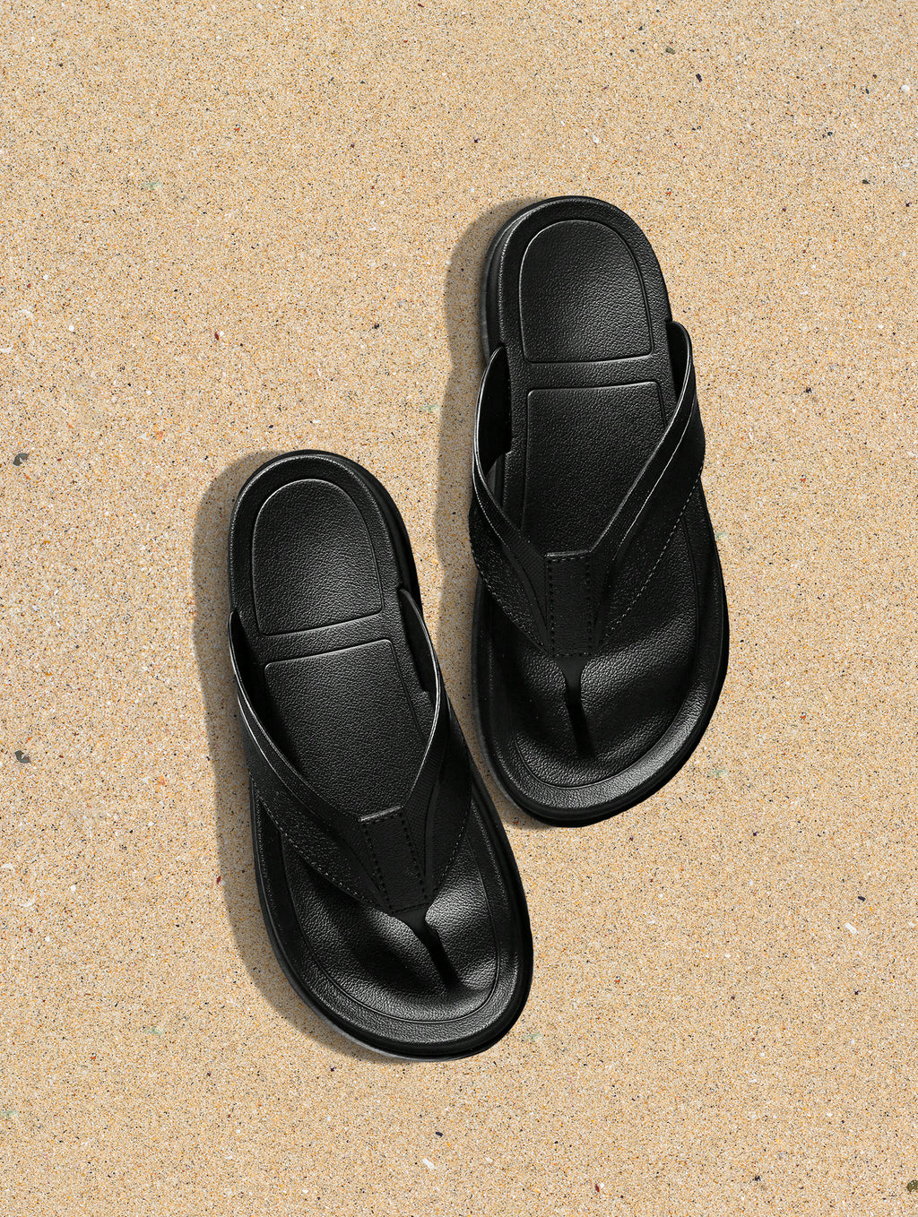 Men¡¯s Black Casual Flip Flops