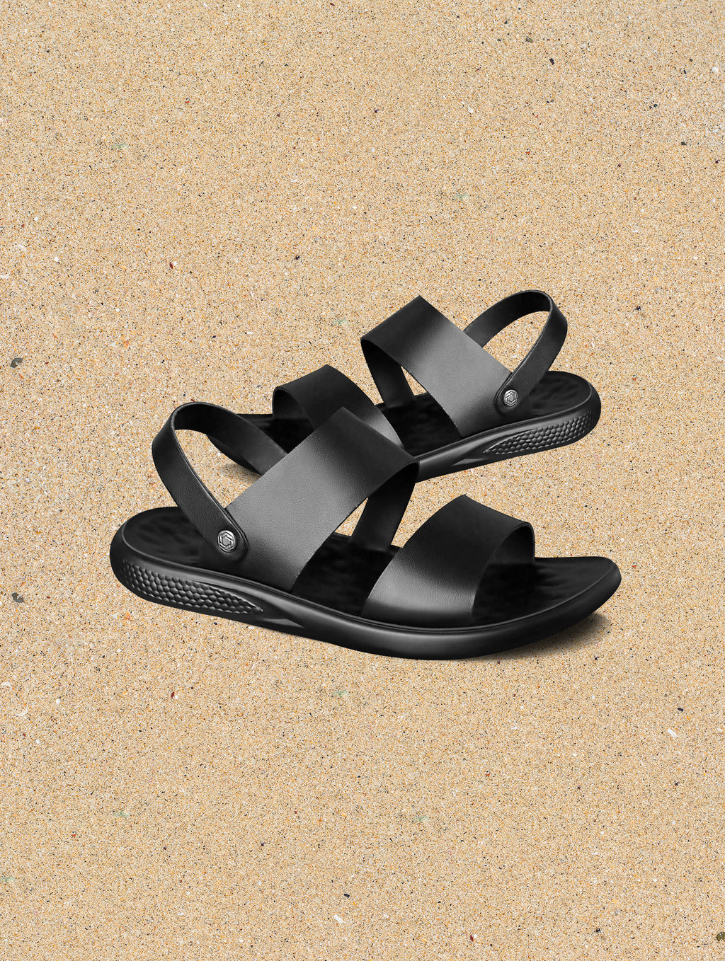 Men¡¯s Black Casual Sandals